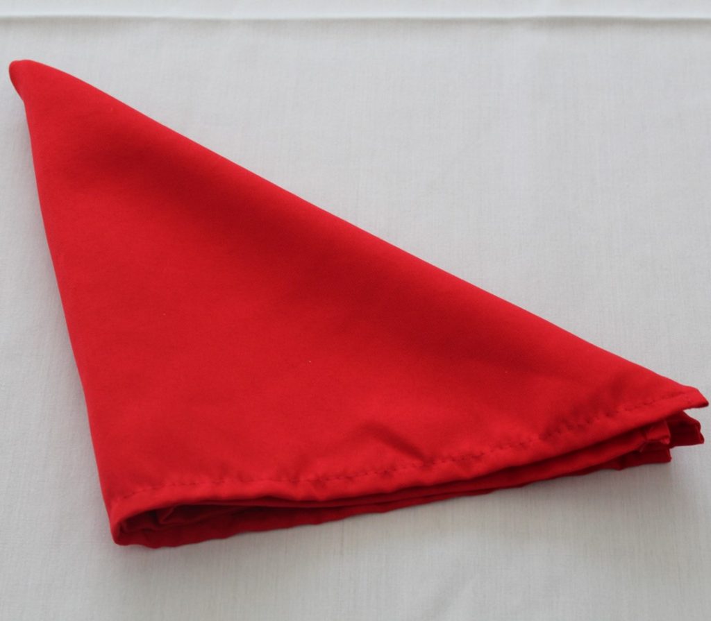 Red Linen Napkin Linen Hire Arden Hire