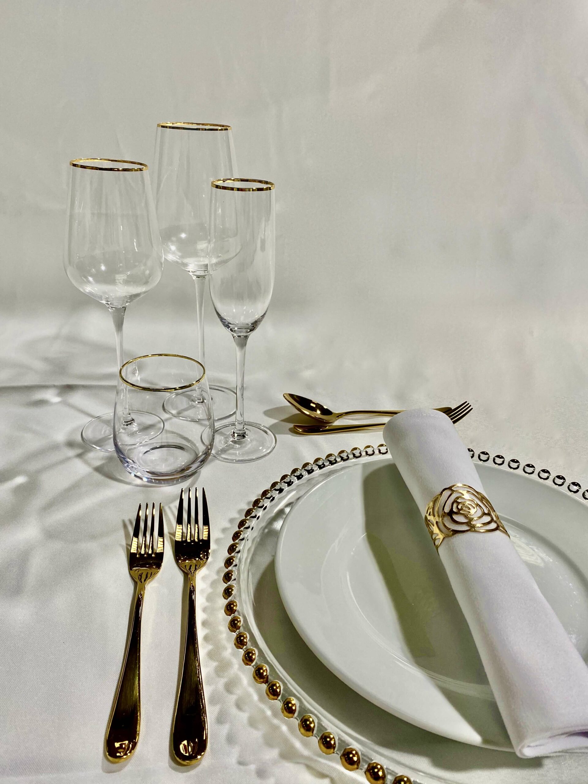 Gold Cutlery Hire Arden Hire