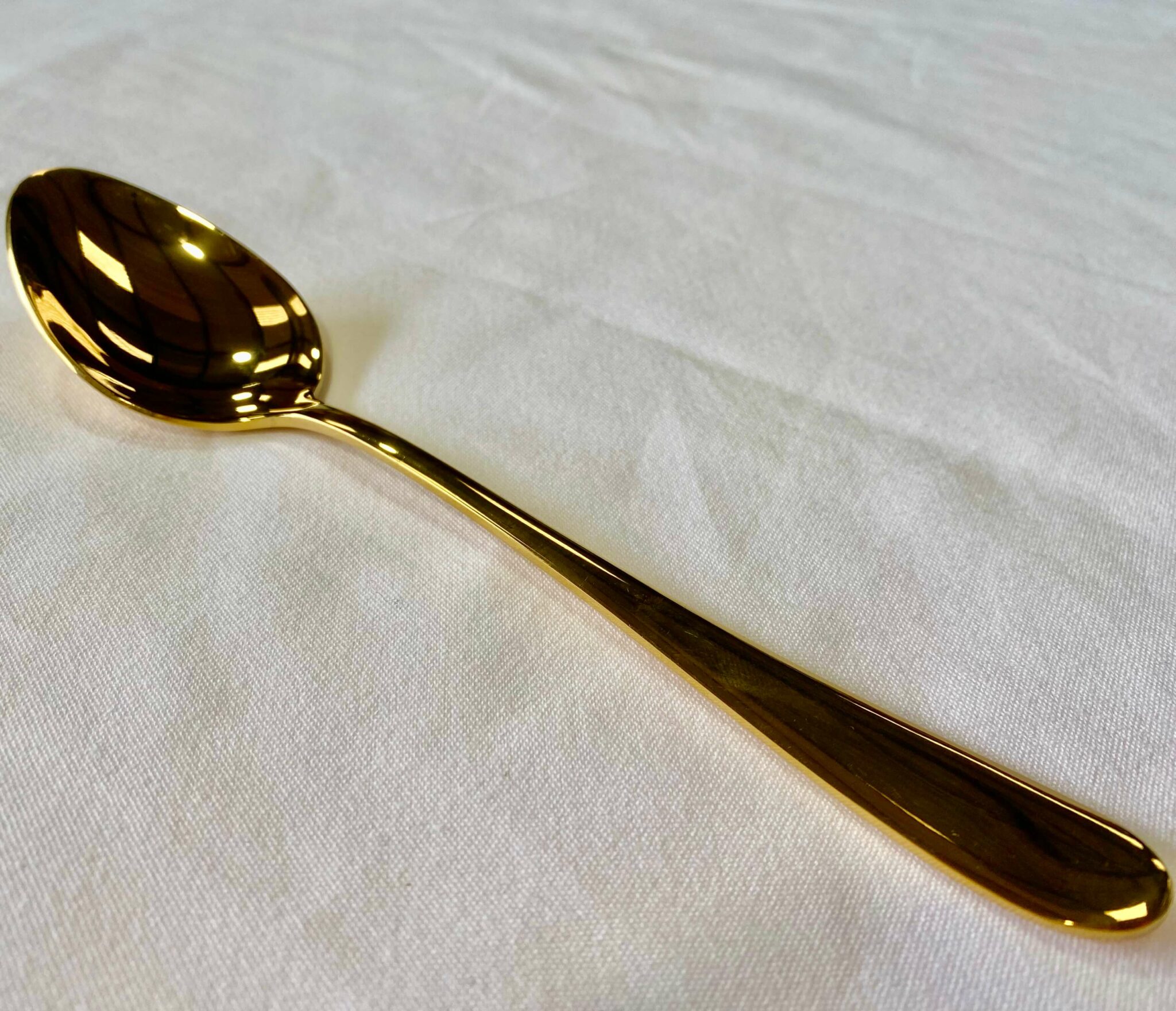 Gold Dessert Spoon Cutlery Hire, Gold Cutlery Hire Arden Hire