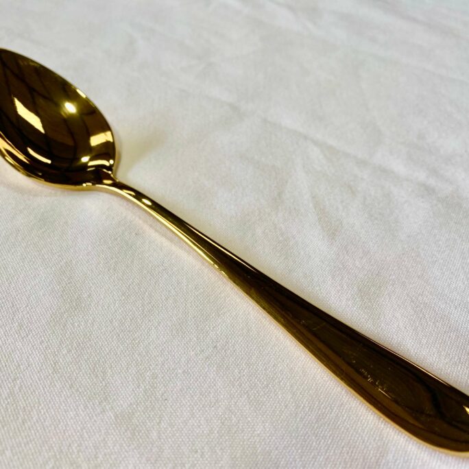 Gold dinner spoon