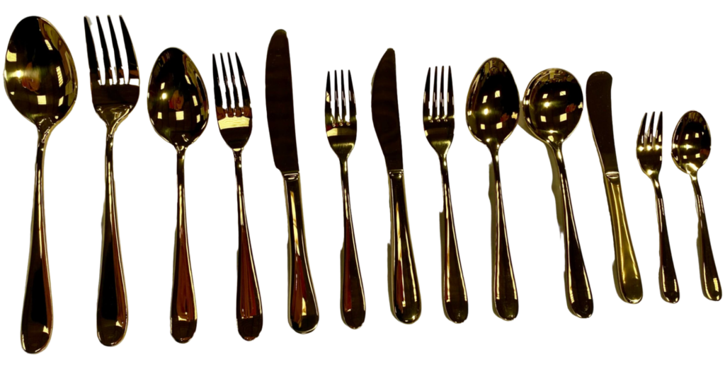 Gold Steak Knife Gold Cutlery Hire Arden Hire